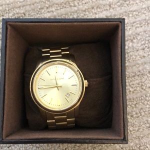 Michael Kors gold watch with box